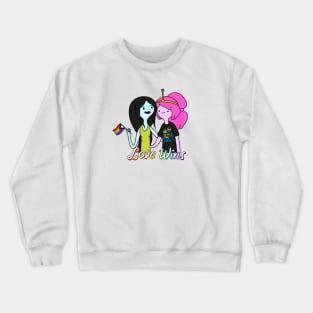 Princess Bubblegum & Marceline Love Wins Crewneck Sweatshirt